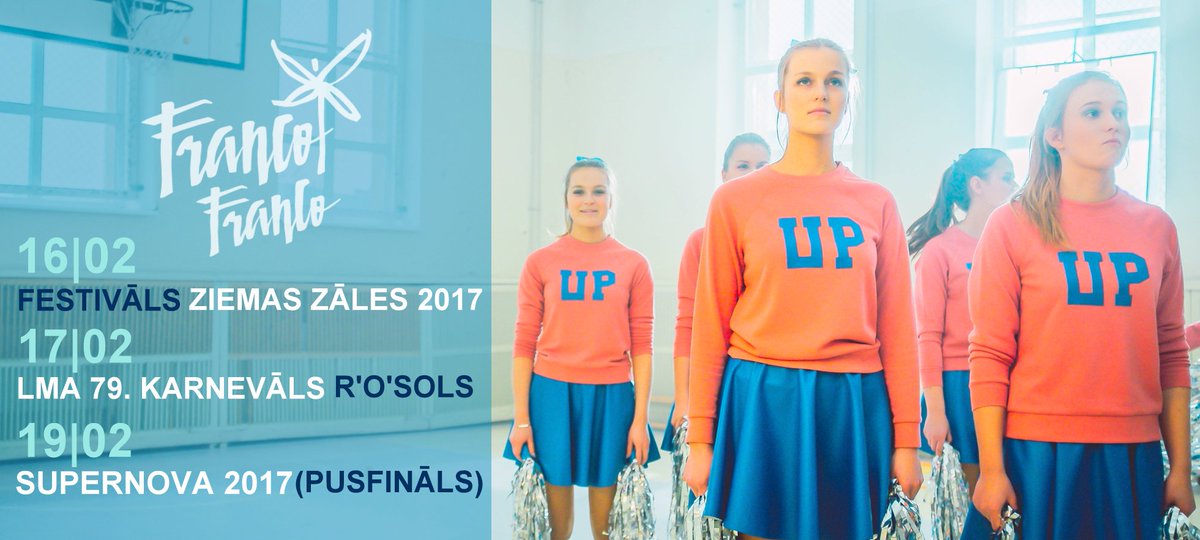 francofrancolv's tweet photo. Šī būs lieliska nedēļa - esam gatavi! Tiekamies: 
16|02 @krogs_aptieka 
17|02 @karnevals 
19|02 @LTV_Supernova PUSFINĀLS! https://t.co/n7MezJctvF