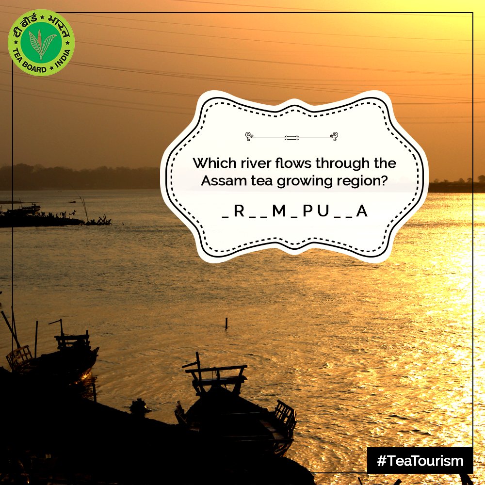 teaboardofindia's tweet photo. Do you know the answer? Tweet us back using #TeaTourism https://t.co/QNi2PZCC0S