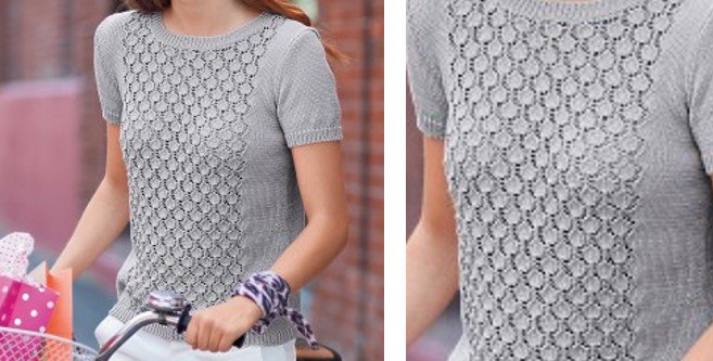 FairIsleYarn's tweet photo. Loving this knittied open top! https://t.co/IaP87qBG7N https://t.co/s8VbAEi9WI