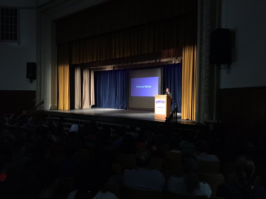 GCIstudsco's tweet photo. Brianne Moore, Pascale Bernier  and our own Louis Kremer speaking at Day 1 of our Mental Health Week! @GlebeCI https://t.co/8lZj7F7zFU