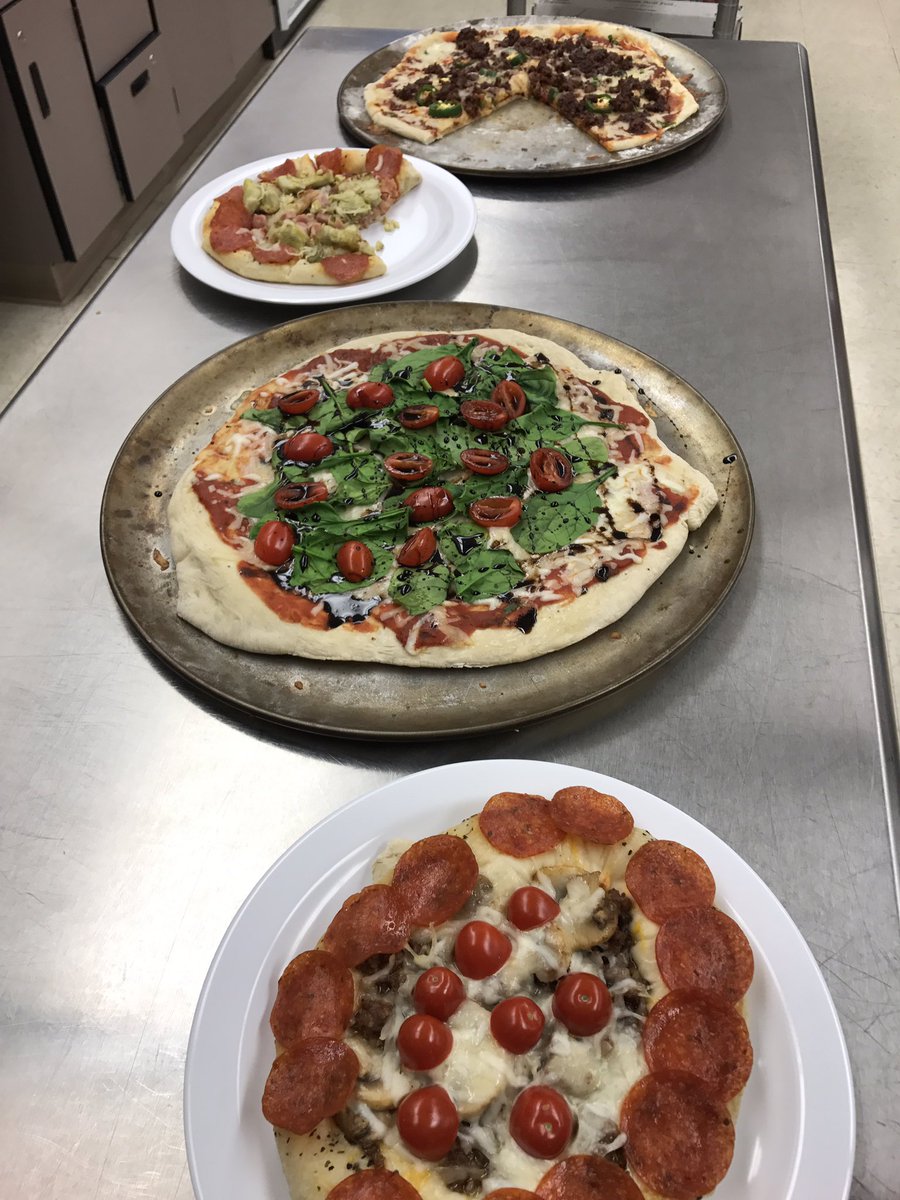 WHSProStart's tweet photo. Culinary Arts Pizza Day! https://t.co/ZaabHJAnK2