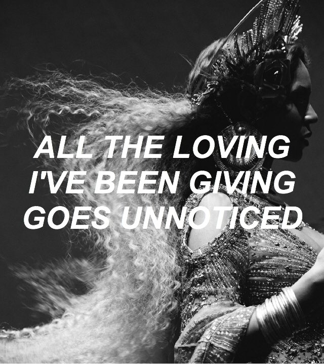ALLCAPSLYRICS's tweet image. Love Drought // Beyoncé #GRAMMYs