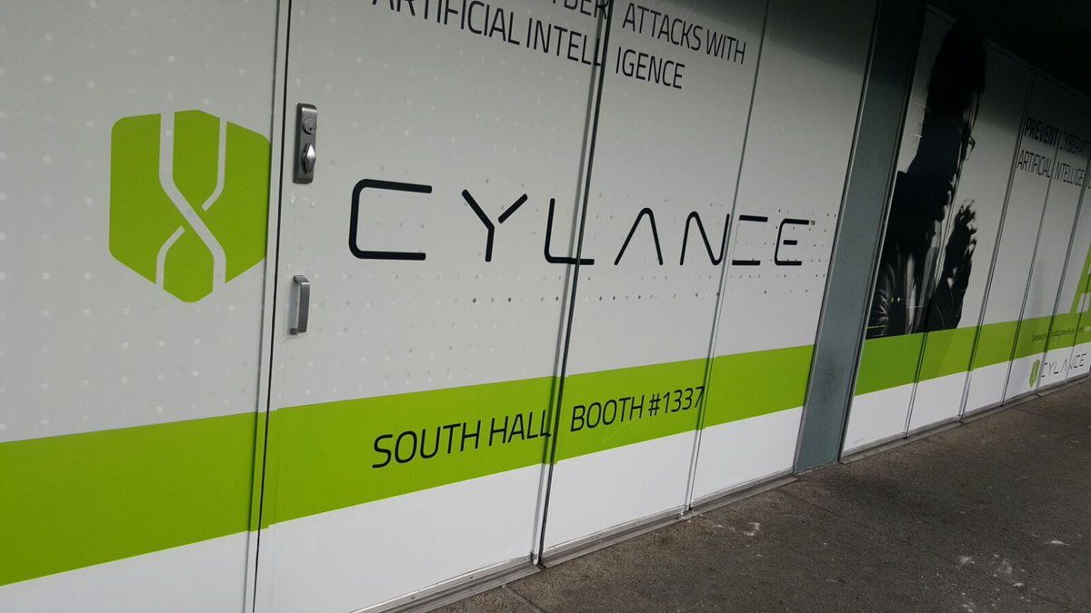 SecuringBlue's tweet image. @cylanceinc is BIG this year #RSAC2017 
@AlinKhan