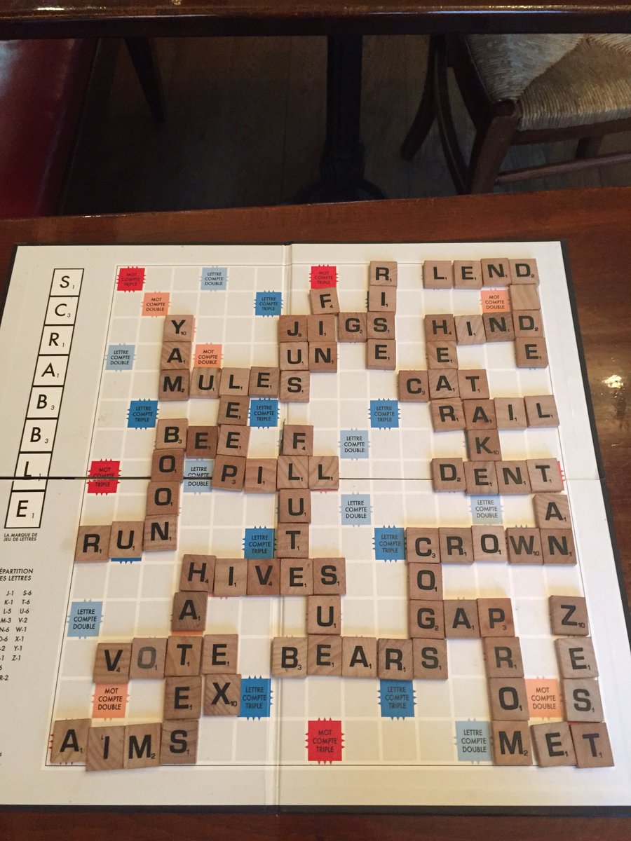 slaterjim's tweet photo. Scrabble at the coffee shop... Lots of 4 letter words played. Winner winner! #cottagecafe https://t.co/p2ddbGZkFK