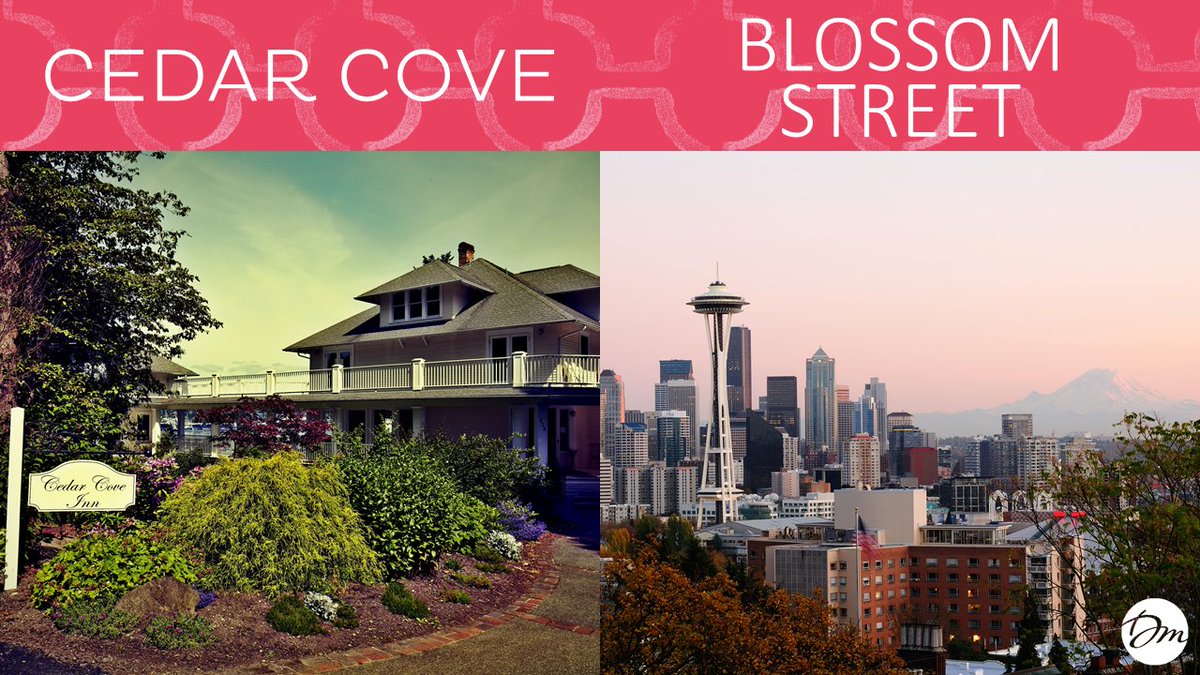 debbiemacomber's tweet image. Where would you rather fall in love?
RT for Cedar Cove. Like for Blossom Street