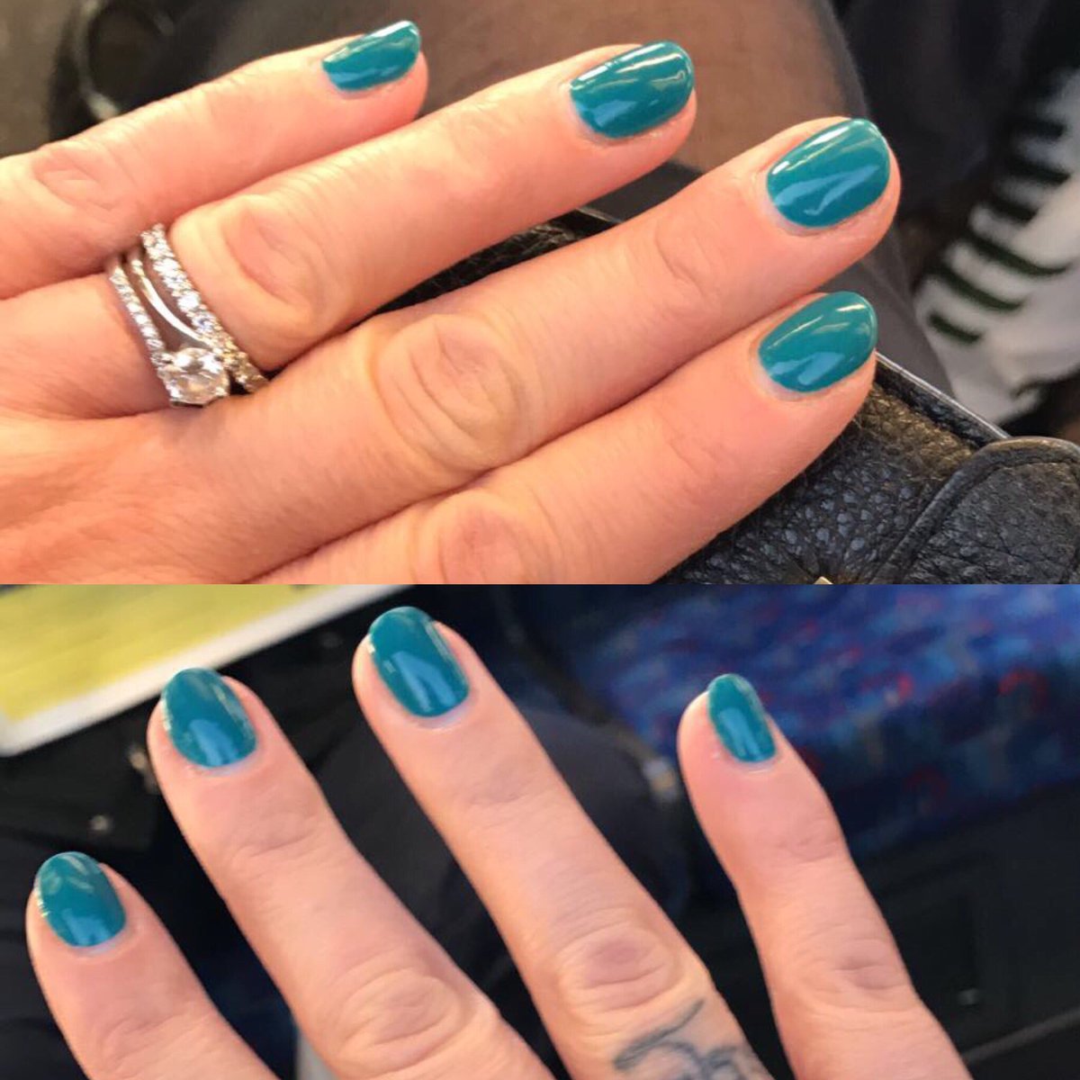 FranxFunky's tweet image. Client Nailie...
When Your Nails Still Look So Fresh At 2 Weeks Regrowth..Let's Push Those Babies Back Another Week #franxfunkyfingertips