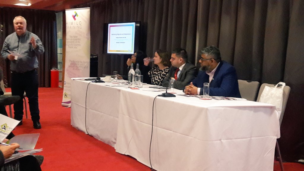 LibanObsiye's tweet photo. @djfrombristol Introducing @AshleyCHousing #rethinkingrefugees conference distinguished panellists. Gr8 discussions #Effectiveintegration https://t.co/kOlX7qhJMu