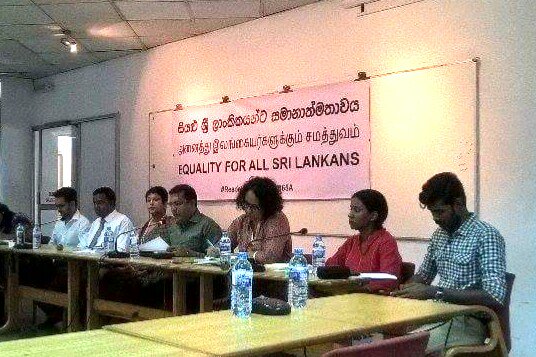 JakeOorloff's tweet photo. 'Equality for all #srilankans' a collective of #LGBTIQ activists & allies respond to misinformation around the call for #decrim #repeal365 https://t.co/djPGcq1hj9