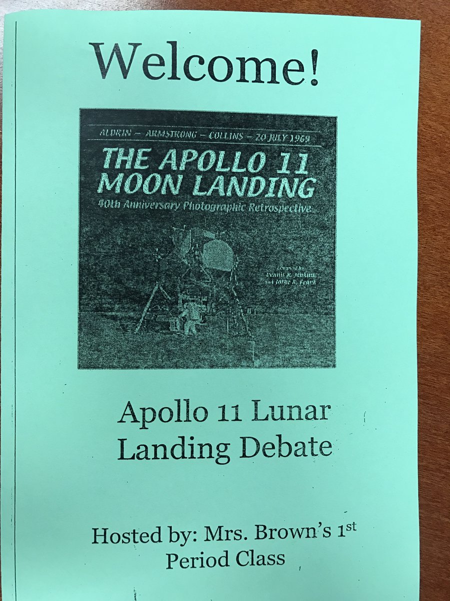 RJD5Director's tweet photo. Science scholars at #IrmoMiddle engaging in a debate about about the Apollo 11 Moon Landing. #deeperlearning @LexRich5 https://t.co/ZAm6AbbDlK