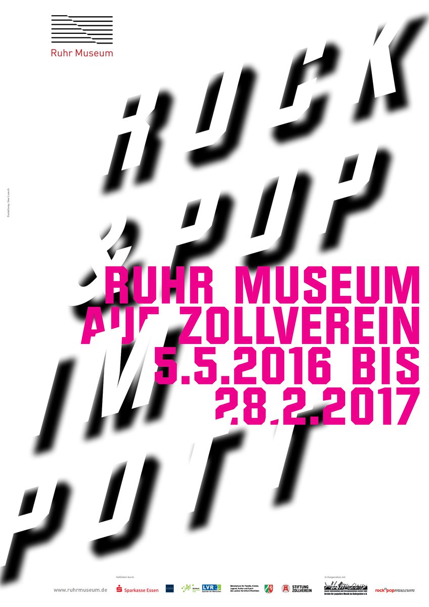 ruhrmuseum's tweet photo. Ausgezeichnetes Design: #GermanDesignAward 2017 für „Rock und Pop im Pott“! 🏆#RuPiP https://t.co/AxgHcLigGZ https://t.co/w4cM4qXZCV