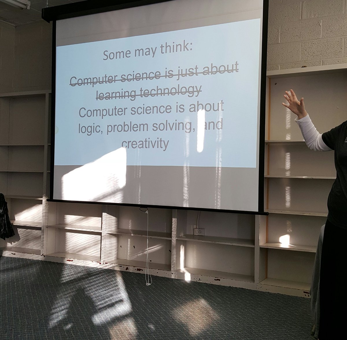 tweetp64's tweet photo. #codewithapril #CSforAll Computer science is about logic, problem solving, and creativity. https://t.co/H0beGzSh4B