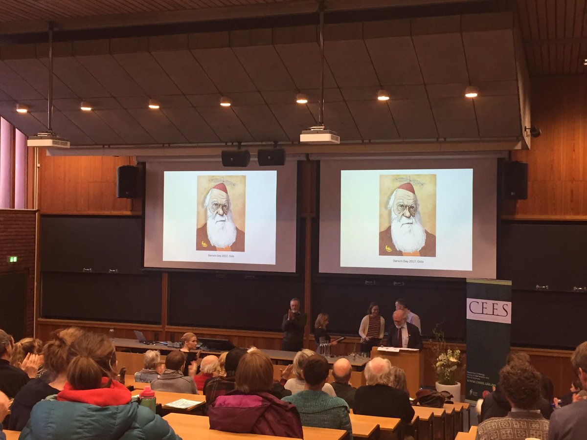 Great Darwin Day talks today <a href="/CEESUiO/">CEES - Univ. of Oslo</a> #darwinday2017 #darwin #CEESdarwinday