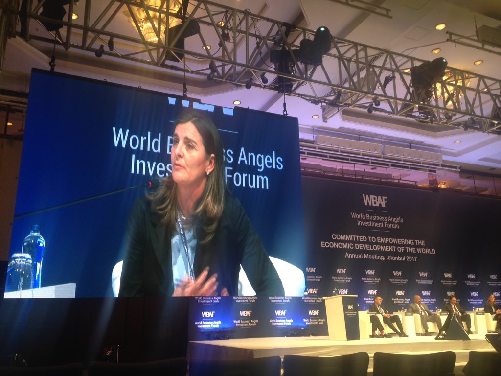 WBAF2017TURKEY's tweet photo. KIC InnoEnergy Inovasyon Ekosistem Müdürü #MonicaMateu #WBAF2017'de konuşuyor. https://t.co/OjU86KpZ41