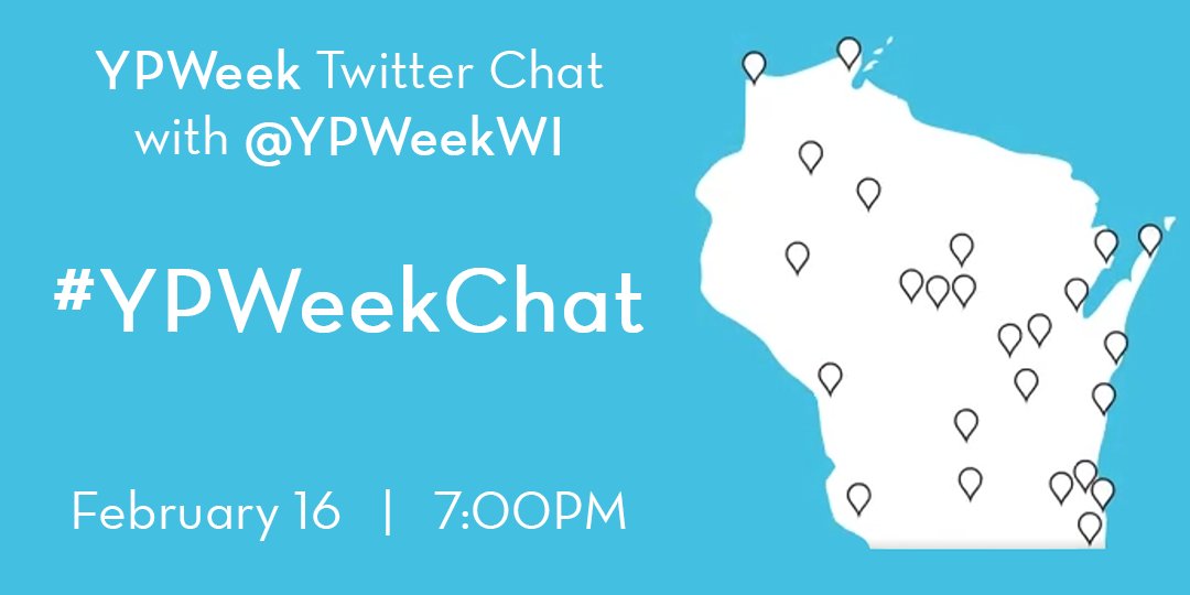 NEWaukee's tweet photo. Join us for the first #YPWeekChat of 2017 on February 16th @ 7PM! https://t.co/goNpBTkS46