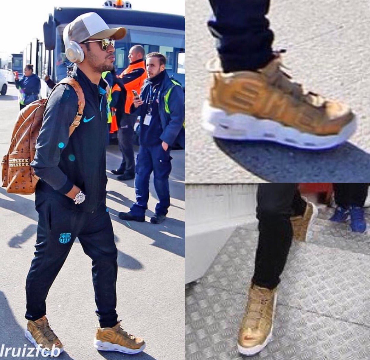 LONGUE VIE A TOUS MENNES on X neymarjr apercu avec une paire de Nike Air Uptempo x Supreme en coloris Gold https t Xdh5WVtyM6 X