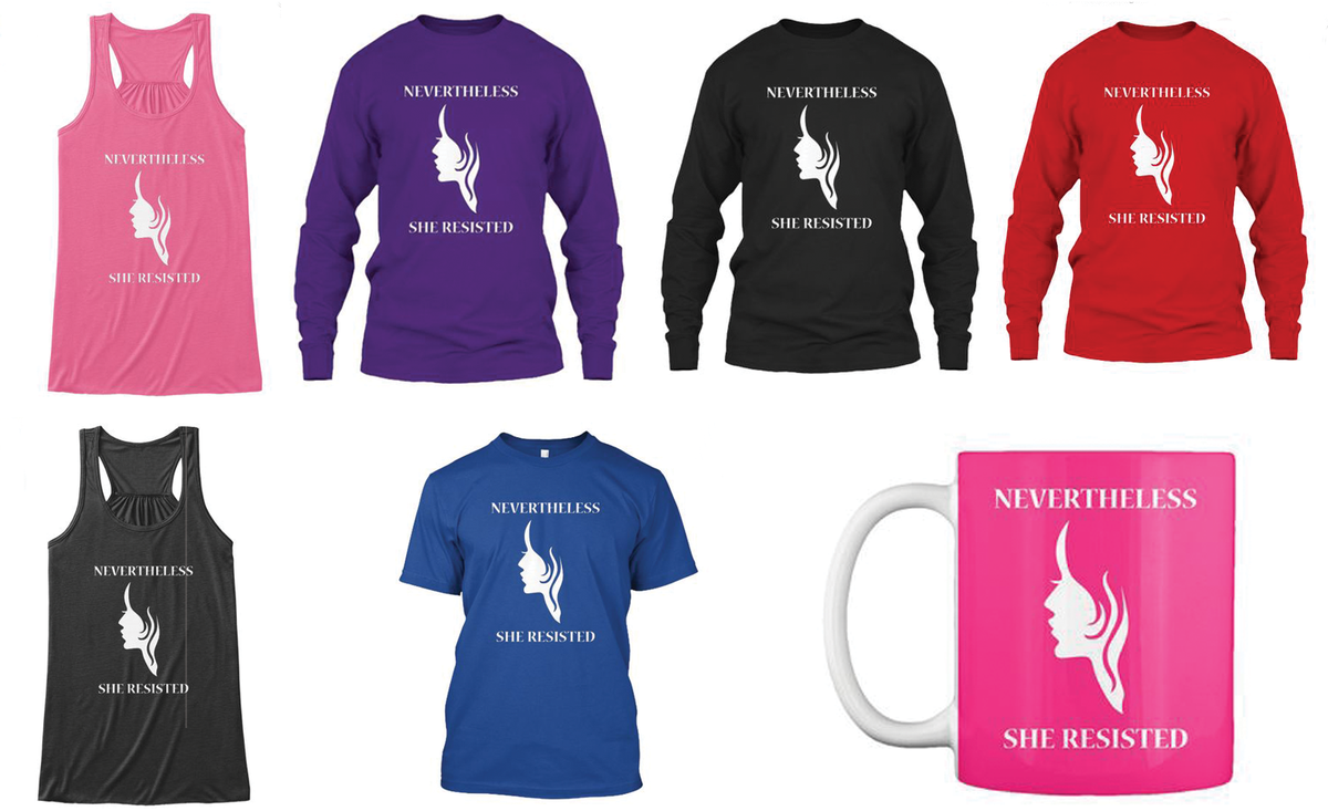 Nevertheless She Resisted #womentshirt #womensdaytshirt #MondayMorningMotivation #tshirt #Neverthelessshepersisted 
goo.gl/8x0WhR