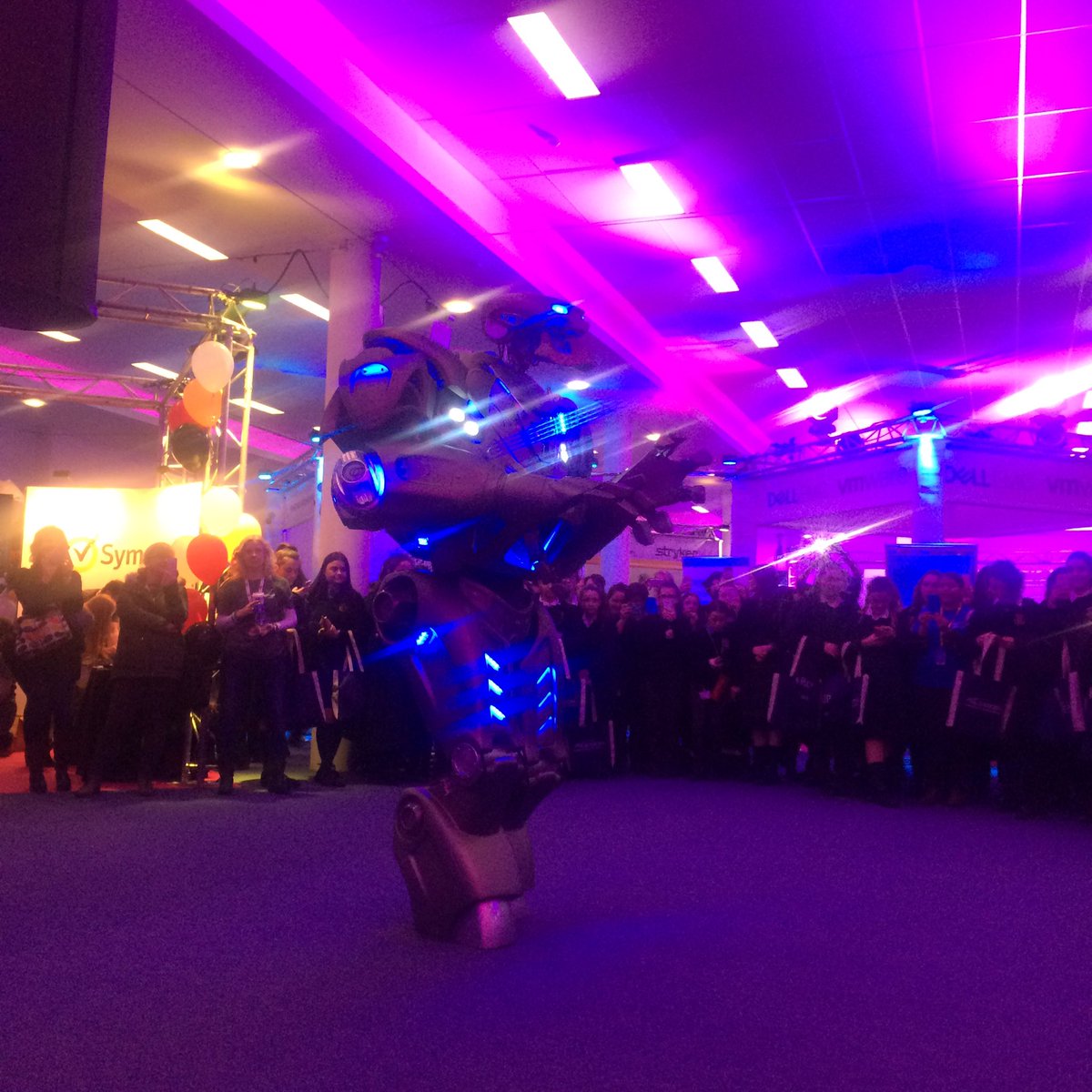 One very cool guest at #iwish17 Delighted to be partnering &amp; helping to promote careers in STEM among girls <a href="/TheRDS/">The RDS</a>