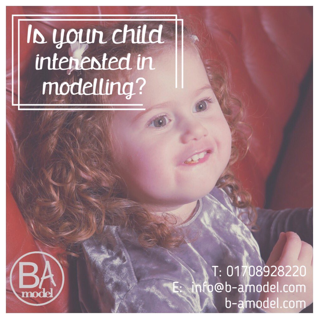 ba_model's tweet image. Start your child's route into modelling with us!
T: 01708928220
E:  info@b-amodel.com
b-amodel.com
#Model #BeAModel #Modelling