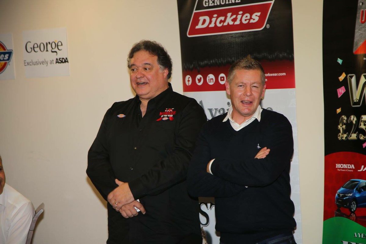 GaryBarak's tweet photo. @workeroftheyear and @DickiesEurope agree to work with @CWStalker9 for @workeroftheyear and @DickiesRacing once again in 2017 https://t.co/9zaIzkVPZ2