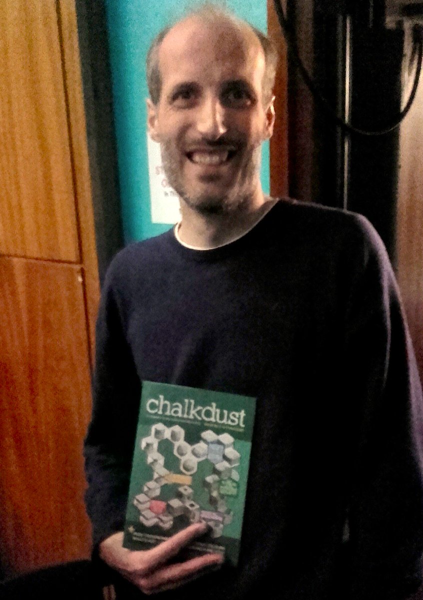 chalkdustmag's tweet photo. Here is the 2014 Fields Medallist Martin Hairer with Chalkdust! We'll be hearing more from him in the future :) https://t.co/JB7Nk4D5m3