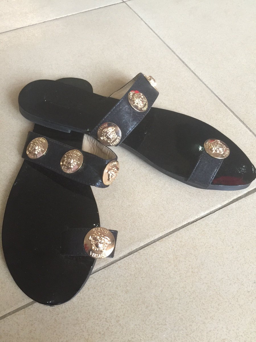 versace ladies slippers