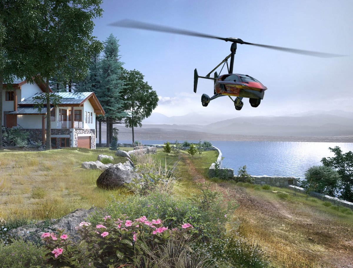 tpultarova's tweet photo. Check the world's first flying car that has gone on sale today: https://t.co/wBZ4QRDGuJ https://t.co/uLEJp2YwFJ