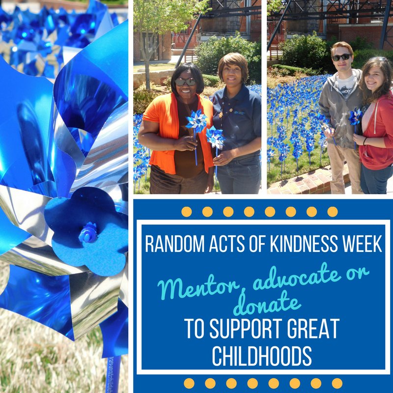 PCANC's tweet photo. It is Random Acts of Kindness Week! Day 1: get your #Pinwheeels to advocate for #GreatChildhoods in April #RAKWeek17 https://t.co/2USh27y8jA https://t.co/WK5XSwzplm