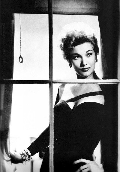 Happy Birthday Lady Kim Novak!
in a publicity photo for Pushover  [Richard Quine - 1954], her first film 