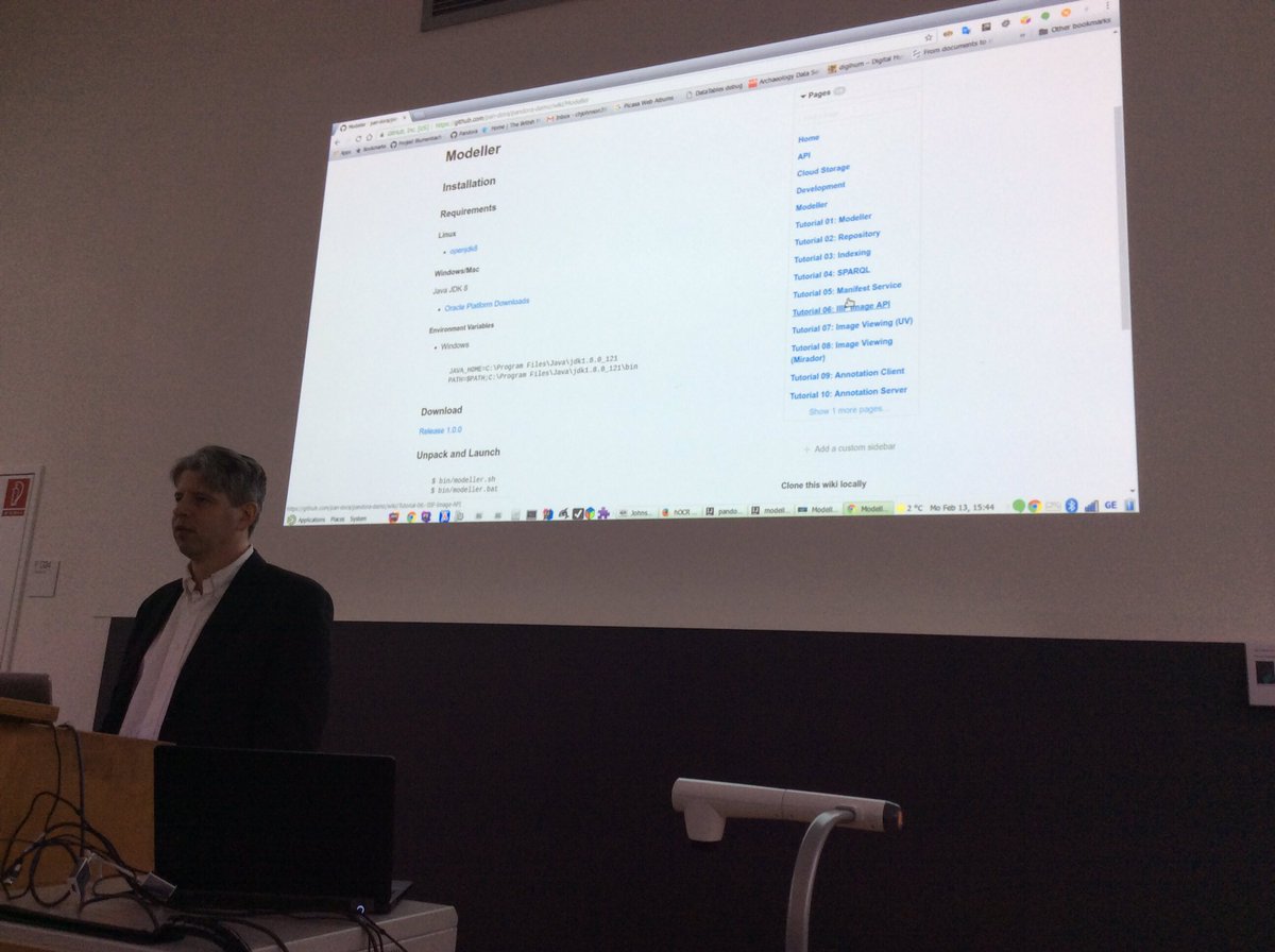 joewett's tweet photo. #dhd2017 Workshop on PANDORA LOD Framework with Christopher H. Johnson at Bern #unitobler https://t.co/NUJ7zmZLsv