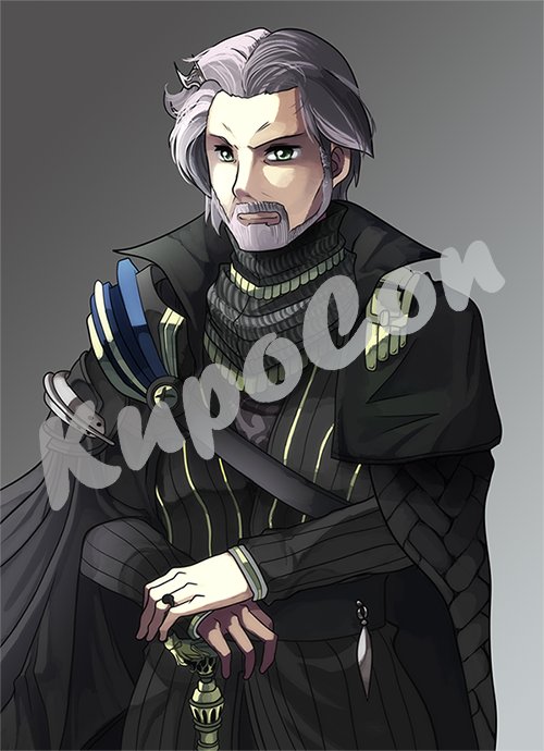 KupoConEN's tweet photo. The talented @ireneylee has created an excl print for #KupoCon of King Regis (@joncampling) Profits from the print will go to @Invest_in_ME https://t.co/Kgbxsmfgfl