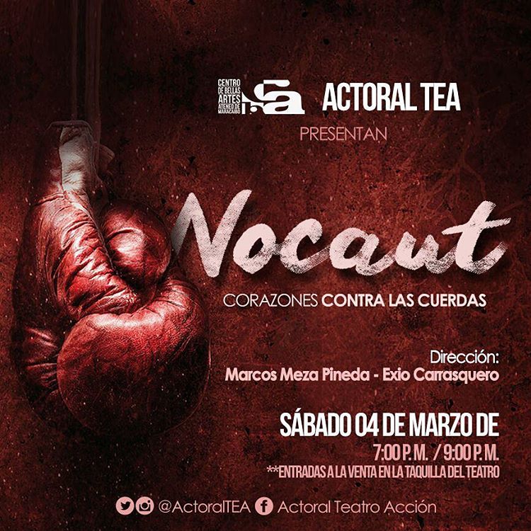 <a href="/actoraltea/">Actoral TEA</a> presenta una puesta en escena para poner corazones contra las cuerdas "Nocaut" | 4 de marzo | 7 p.m. y 9 p.m. | Entradas: teatro
