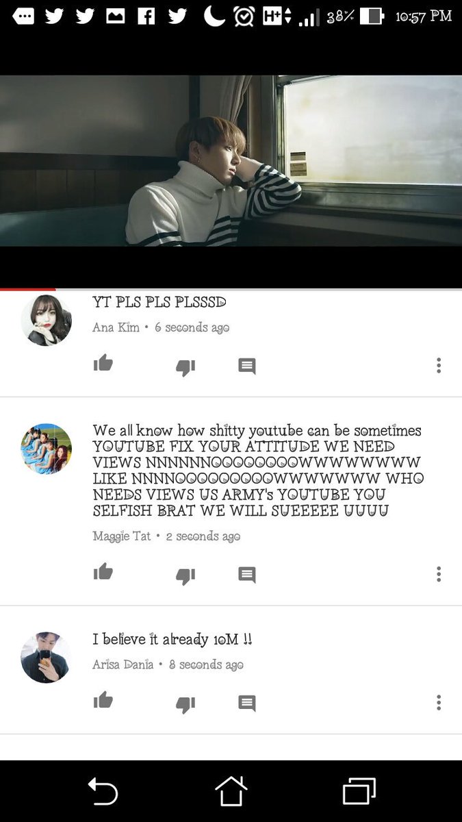 captivate_jimin's tweet photo. [💜] CUTE SAVAGE ARMYS
YOUTUBE IS SHAKING !!  😂😂😂 
PLS PLS #SpringDay10M 🙏🙏🙏 https://t.co/l29VdZ5spt