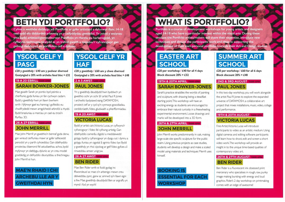 regionalprint's tweet photo. PORTFFOLIO FREE TASTER DAY for 14-18yrs at @OrielSycharth @OrielWrecsam Mon 20th Feb 11am-4pm Contact 07792925442 wrecsamportfolio@gmail.com https://t.co/BAPyUciB4r
