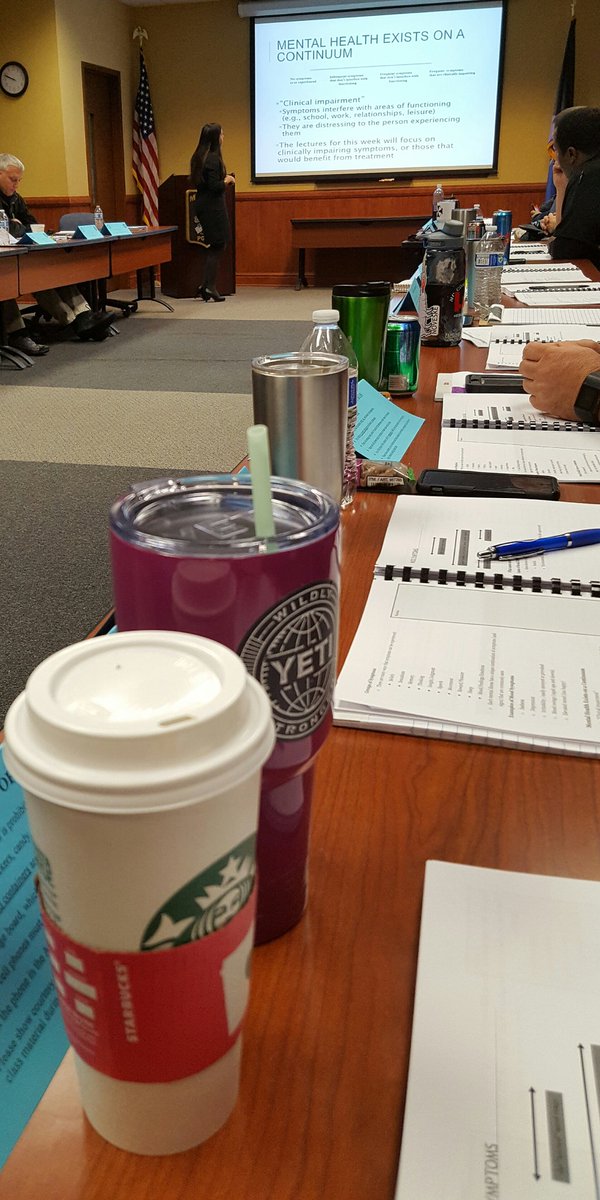 MariettaPD's tweet photo. Crisis Intervention Training complete with coffee and energy drinks!  #wehaveaproblem #caffeineforeveryone https://t.co/jlMWXXWWML