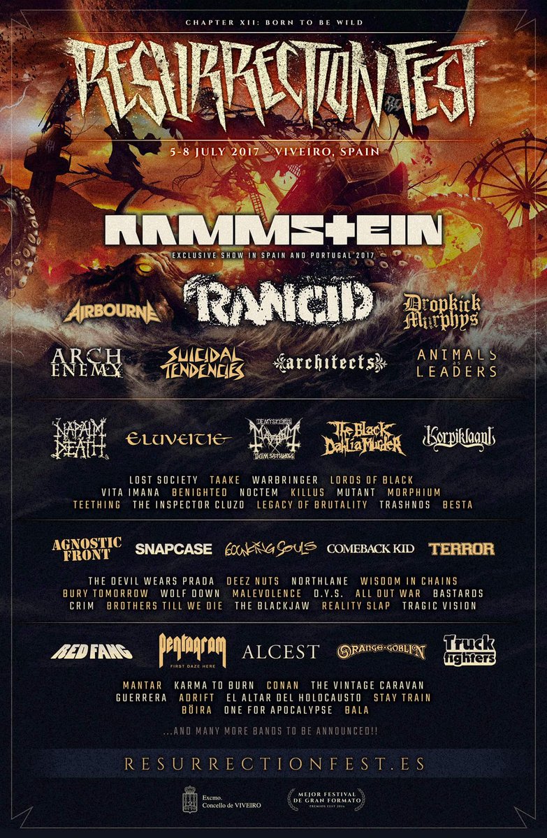 k2burnofficial's tweet photo. See you at Ressurection Fest 2017 @ResurrectionESP https://t.co/EZTkYxMrvN