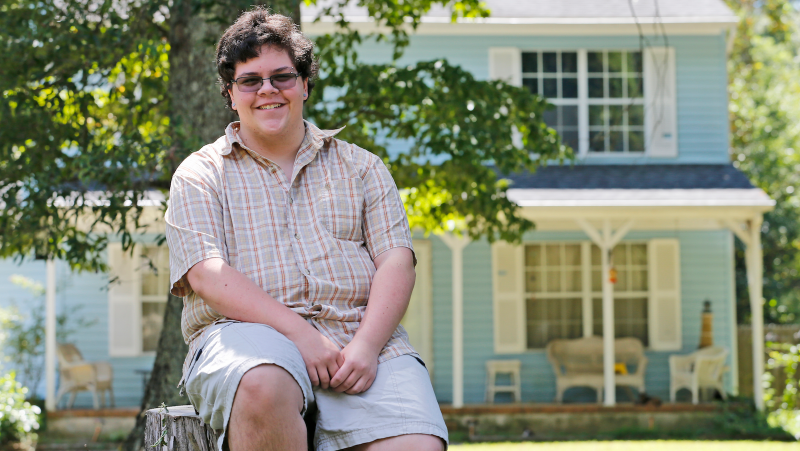 Jezebel's tweet photo. Gavin Grimm, the teen Laverne Cox shouted out at the Grammys, is going to the Supreme Court. https://t.co/O8vi33192h https://t.co/ckoSuIRpdn