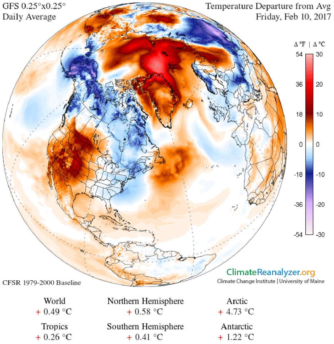 Temperatures in the Arctic are skyrocketing — for the third time this winter buff.ly/2lGDQ5k via <a href="/washingtonpost/">The Washington Post</a>