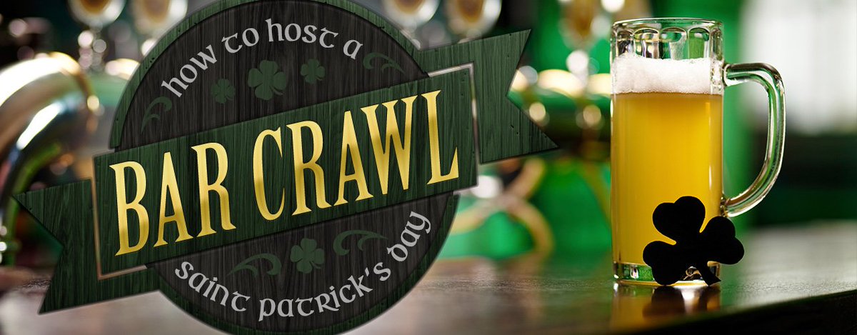 Webstaurant's tweet photo. #StPatricksDay is a notorious #drinkingholiday. If youโre participating in a #barcrawl, check out our blog post! https://t.co/k9JbqZzNqP https://t.co/rZhKoPWDJh