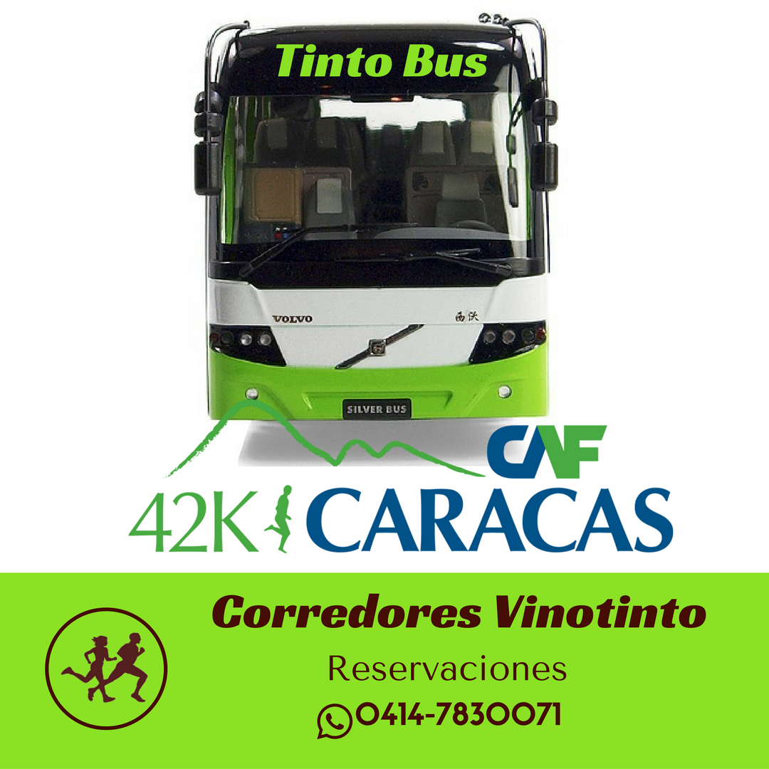 corrervinotinto's tweet photo. Viaja comodo y relajado reserva tu cupo 0414-7830071 #MaratonCAF2017 #tintobus #algomasquecorrer https://t.co/n7jXtcVvfd