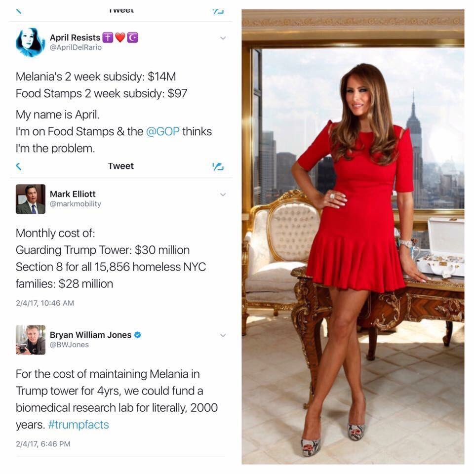 #Capitalism : Literally pay to house one Melania in New York instead of ALL nearly 16,000 homeless New Yorkers