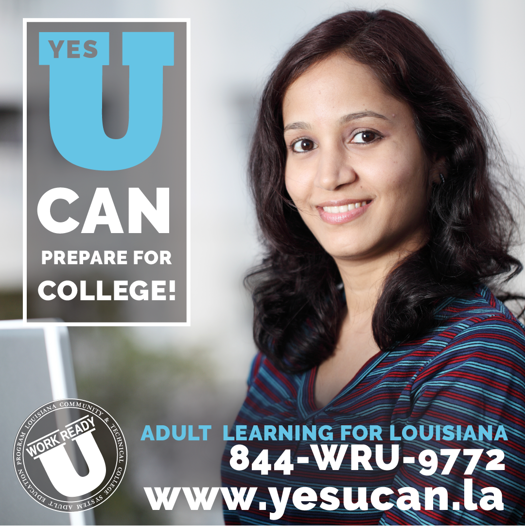 golctc's tweet photo. We offer many life changing services that help Adult Learners in Louisiana prepare for college, earn credentials, and go to work! #yesUcan https://t.co/WmPwzRMqmy