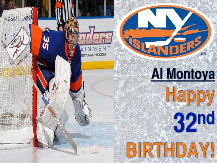 Happy Birthday to Al Montoya. The former Islander turns 32 today. | 