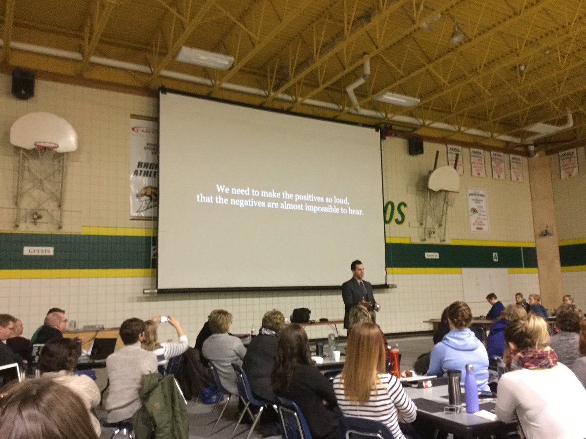 joevans's tweet photo. #TEACHERTRUTHS #TMSDLearns @gcouros "We need to make the positives so loud that the negatives are almost impossible to hear." https://t.co/fBj5MmxV7d