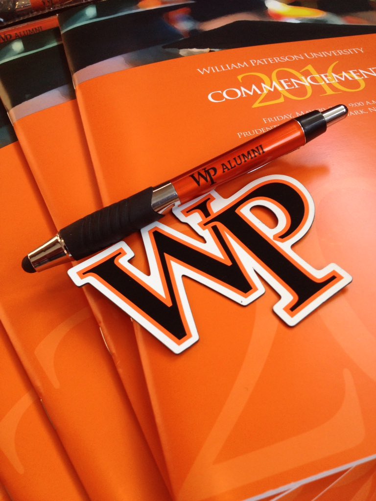 PioneerGiveBack's tweet photo. #WPUNJ2017 Jan. grads: picking up diploma at the registrar? Stop outside the office to "Say Thanks" and grab some alumni swag too! #congrats https://t.co/39k3HQqGXe
