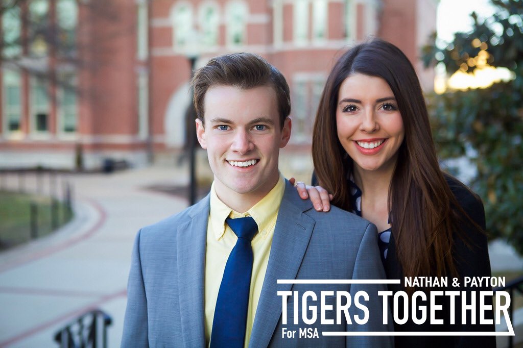 We are pleased to announce our candidacy for MSA President and Vice President! Our goal is to bring #TigersTogether at <a href="/Mizzou/">Mizzou</a>.