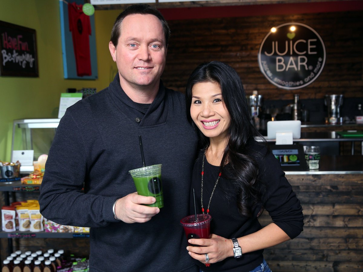 lizzyalfs's tweet photo. From being fired from corporate jobs to owning 40 juice bars, John &amp; Vui Hunt are growing their healthy food empire https://t.co/AKnMctB1Jm https://t.co/zucM6SfMYv