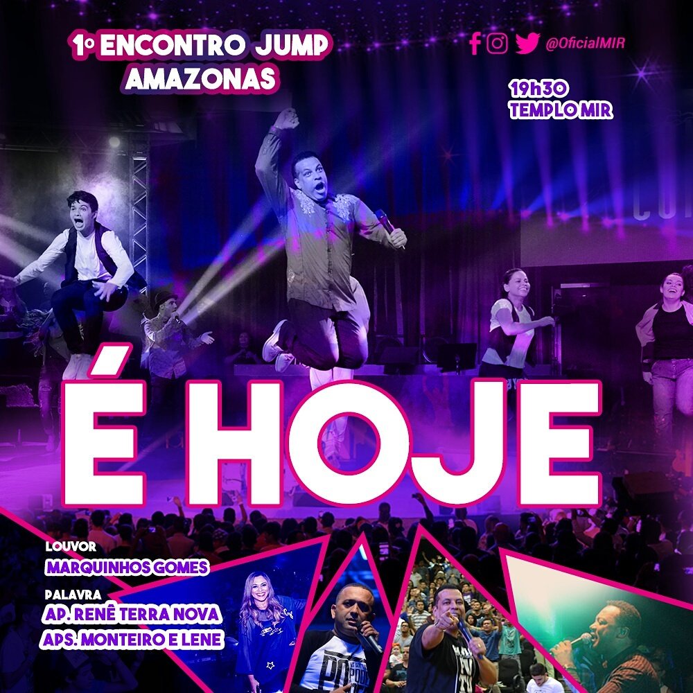 Hoje é o nosso 1¤ Encontro JUMP Amazonas. Esperamos por vocês, Jumpistas! Ás 19h30 no <a href="/OficialMIR/">MIR Oficial</a> .