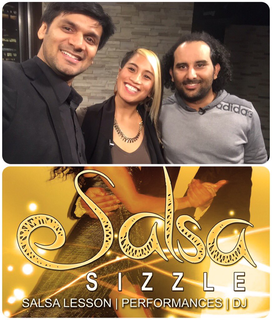 Interview on @NightTimeRtv with @Arlene_Paculan on <a href="/RogersTVPeel/">ROGERS tv Peel</a> &amp; <a href="/RogersTVToronto/">Rogers tv Toronto</a> about #SalsaSizzle tickets at PGAii.com