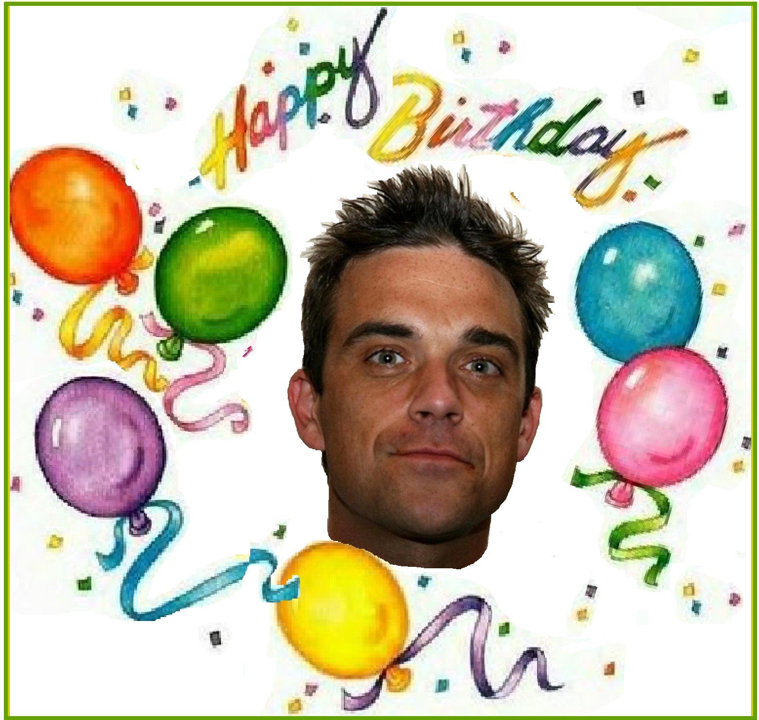 Happy 43rd birthday Robbie Williams have a fantastic day            