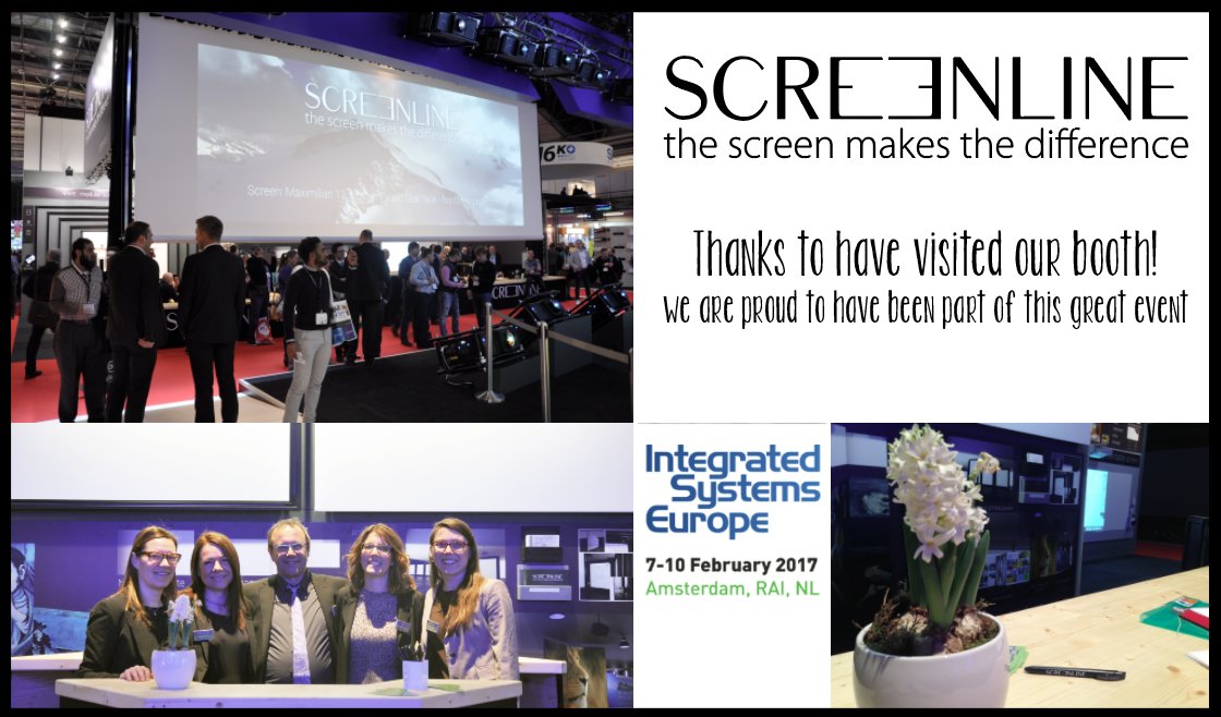 ScreenLineSrl's tweet image. Thanks to everyone! #ise2017 #screenline @ISE_Show
